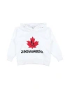 Dsquared2 Babies'  Toddler Boy Sweatshirt White Size 4 Cotton, Elastane