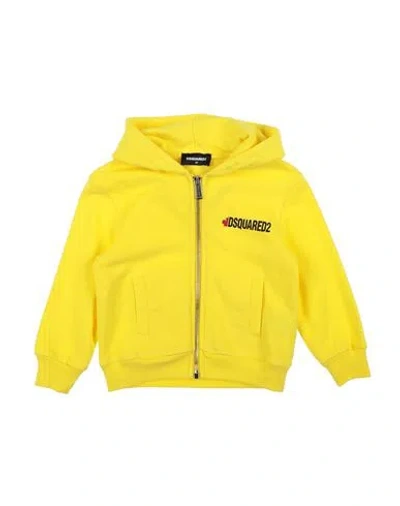 Dsquared2 Babies'  Toddler Boy Sweatshirt Yellow Size 6 Cotton