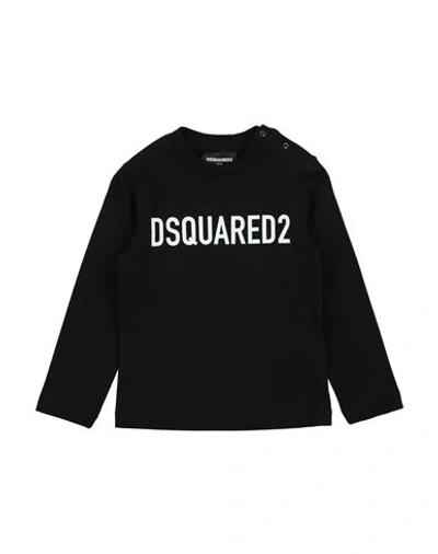 Dsquared2 Babies'  Toddler Boy T-shirt Black Size 3 Cotton
