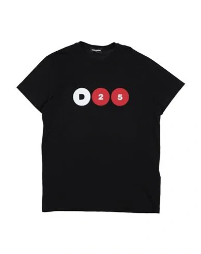 Dsquared2 Babies'  Toddler Boy T-shirt Black Size 6 Cotton