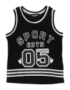 Dsquared2 Toddler Boy T-shirt Black Size 4 Rayon, Elastane, Cotton In Black