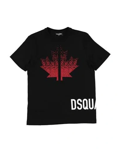 Dsquared2 Babies'  Toddler Boy T-shirt Black Size 6 Cotton