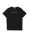 Dsquared2 Babies'  Toddler Boy T-shirt Black Size 6 Cotton
