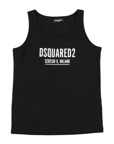 Dsquared2 Babies'  Toddler Boy T-shirt Black Size 6 Cotton