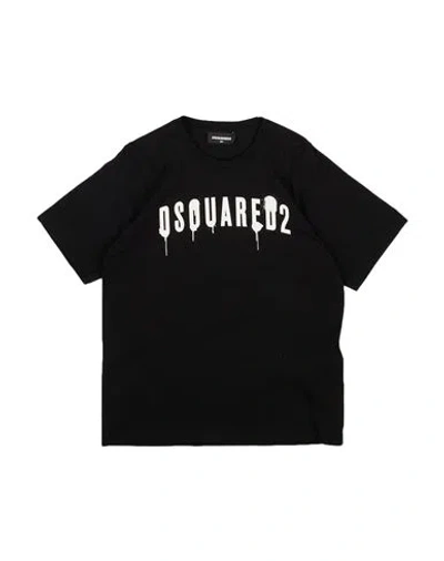 Dsquared2 Babies'  Toddler Boy T-shirt Black Size 6 Cotton