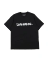 Dsquared2 Babies'  Toddler Boy T-shirt Black Size 6 Cotton