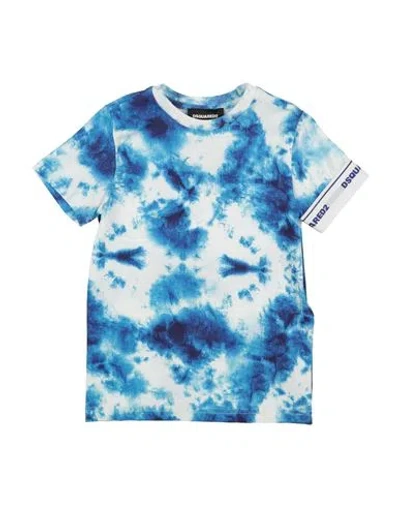 Dsquared2 Babies'  Toddler Boy T-shirt Blue Size 6 Cotton, Elastane