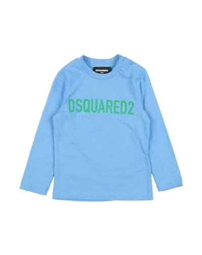 Dsquared2 Babies'  Toddler Boy T-shirt Light Blue Size 3 Cotton