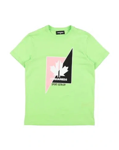 Dsquared2 Babies' Logo-print Cotton T-shirt In Green