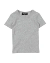 Dsquared2 Toddler Boy T-shirt Light Grey Size 6 Cotton, Elastane In Grey