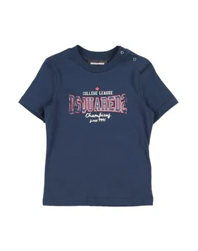 Dsquared2 Babies'  Toddler Boy T-shirt Midnight Blue Size 3 Cotton