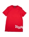 Dsquared2 Babies'  Toddler Boy T-shirt Red Size 4 Cotton