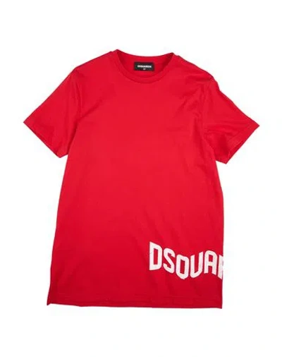 Dsquared2 Babies'  Toddler Boy T-shirt Red Size 4 Cotton