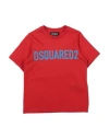 Dsquared2 Babies'  Toddler Boy T-shirt Red Size 6 Cotton