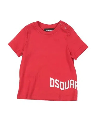 Dsquared2 Babies'  Toddler Boy T-shirt Red Size 9 Cotton
