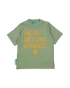 Dsquared2 Toddler Boy T-shirt Sage Green Size 6 Cotton In Sage Green
