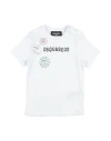Dsquared2 Toddler Boy T-shirt White Size 3 Cotton