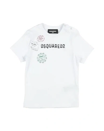 Dsquared2 Babies'  Toddler Boy T-shirt White Size 3 Cotton