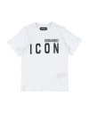 Dsquared2 Toddler Boy T-shirt White Size 6 Cotton