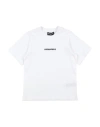 Dsquared2 Babies'  Toddler Boy T-shirt White Size 6 Cotton