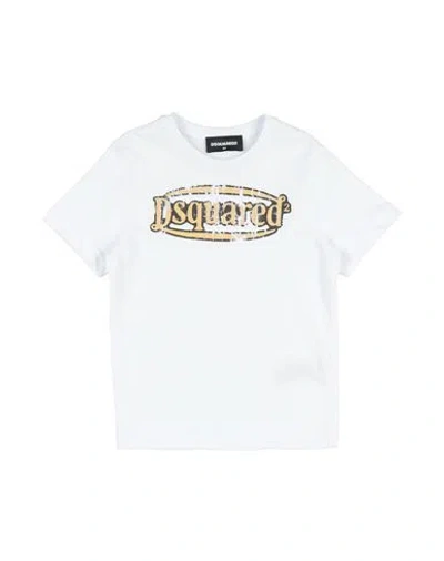 Dsquared2 Babies'  Toddler Boy T-shirt White Size 6 Cotton