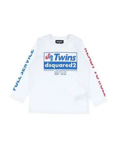 Dsquared2 Babies'  Toddler Boy T-shirt White Size 6 Cotton