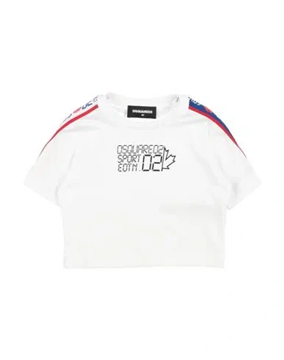 Dsquared2 Babies'  Toddler Boy T-shirt White Size 6 Cotton, Polyester, Nylon, Elastane