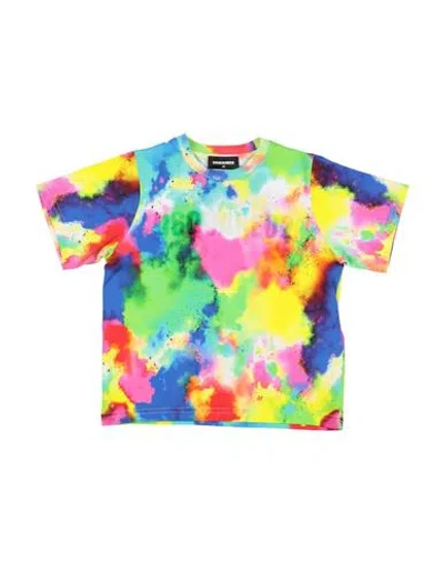Dsquared2 Babies'  Toddler Boy T-shirt Light Green Size 6 Cotton In Multi