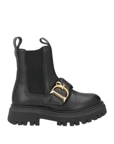 Dsquared2 Babies'  Toddler Girl Ankle Boots Black Size 9.5c Leather