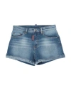 DSQUARED2 DSQUARED2 TODDLER GIRL DENIM SHORTS BLUE SIZE 6 COTTON, POLYESTER, ELASTANE