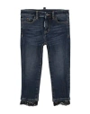 Dsquared2 Toddler Girl Jeans Blue Size 4 Cotton, Elastane, Polyamide In Blue