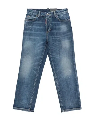Dsquared2 Babies'  Toddler Girl Jeans Blue Size 6 Cotton, Elastane