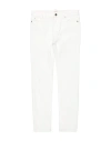 Dsquared2 Toddler Girl Jeans White Size 4 Cotton, Elastane In Green