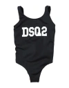 Dsquared2 Babies'  Toddler Girl One-piece Swimsuit Black Size 6 Nylon, Elastane