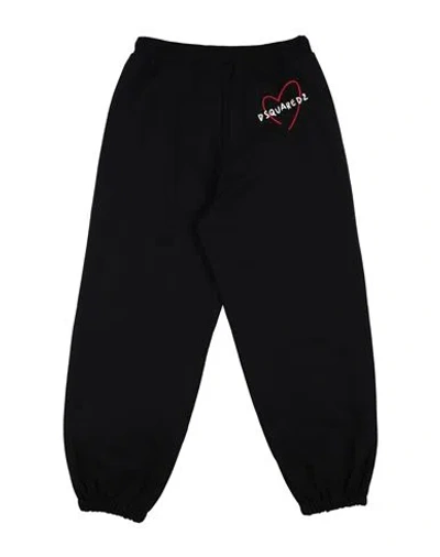 Dsquared2 Babies'  Toddler Girl Pants Black Size 4 Cotton