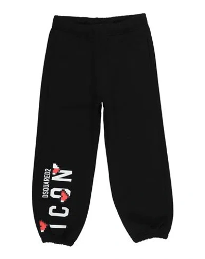 Dsquared2 Toddler Girl Pants Black Size 6 Cotton In Black
