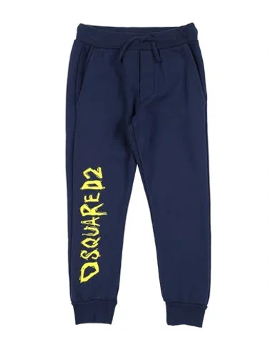 Dsquared2 Babies'  Toddler Girl Pants Navy Blue Size 6 Cotton