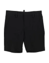 Dsquared2 Toddler Girl Shorts & Bermuda Shorts Black Size 6 Rayon, Elastane In Black