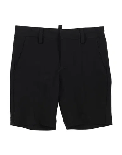 Dsquared2 Babies'  Toddler Girl Shorts & Bermuda Shorts Black Size 6 Rayon, Elastane