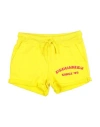 Dsquared2 Babies'  Toddler Girl Shorts & Bermuda Shorts Yellow Size 6 Cotton
