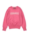 Dsquared2 Toddler Girl Sweater Pink Size 4 Wool, Acrylic In Pink