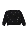 Dsquared2 Toddler Girl Sweatshirt Black Size 6 Cotton In Black