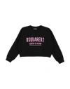 Dsquared2 Logo-print Cropped Sweatshirt In Black