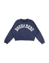 Dsquared2 Toddler Girl Sweatshirt Midnight Blue Size 6 Cotton In Blue