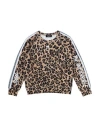 Dsquared2 Toddler Girl Sweatshirt Sand Size 4 Nylon, Cotton, Polyester, Silicone In Beige