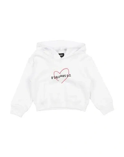 Dsquared2 Babies'  Toddler Girl Sweatshirt White Size 6 Cotton