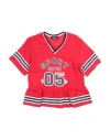 Dsquared2 Toddler Girl T-shirt Red Size 4 Viscose, Elastane, Cotton In Red