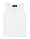 Dsquared2 Toddler Girl T-shirt White Size 6 Cotton, Elastane In White