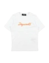 Dsquared2 Babies'  Toddler Girl T-shirt White Size 6 Cotton