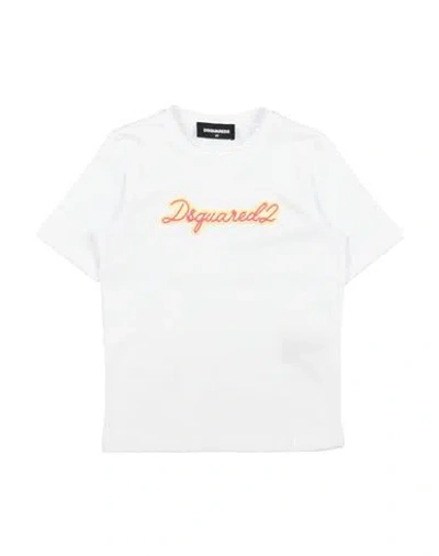 Dsquared2 Babies'  Toddler Girl T-shirt White Size 6 Cotton